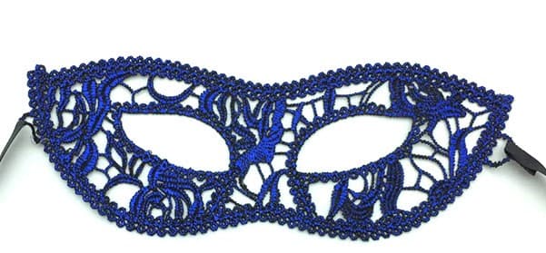 Синяя кружевная маска 3207 3207 - фото 15580