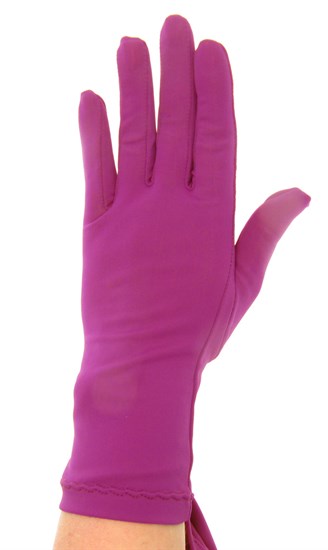 Летние перчатки трикотаж масло. Сливовый 3893 - фото 19941