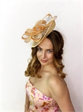 4310. Шляпка из соломки Даяна. Кремовый 4310 - фото 24803