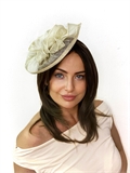 Шляпка из синамей  Луна без вуали. Айвори 3506 - фото 24818